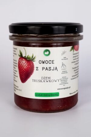 dzem truskawkowy owoce z pasja 300g