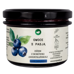 dżem z borówki amerykańskiej owoce z pasją